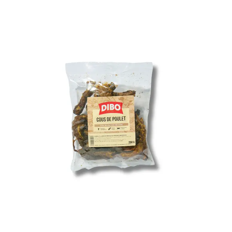 Cous de Poulet séchés 250 g DIBO