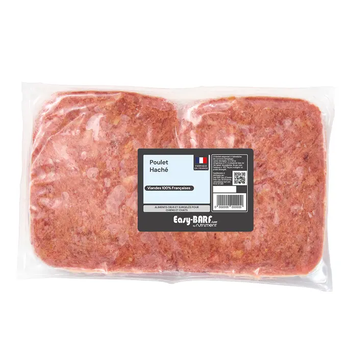 Poulet haché (avec os) 2kg