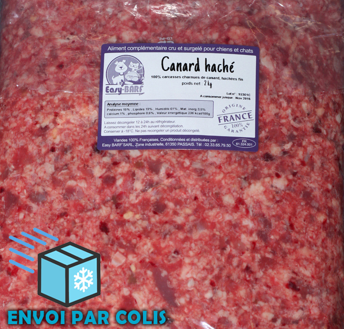 Canard haché 2kg