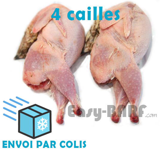 Sachet de 4 cailles