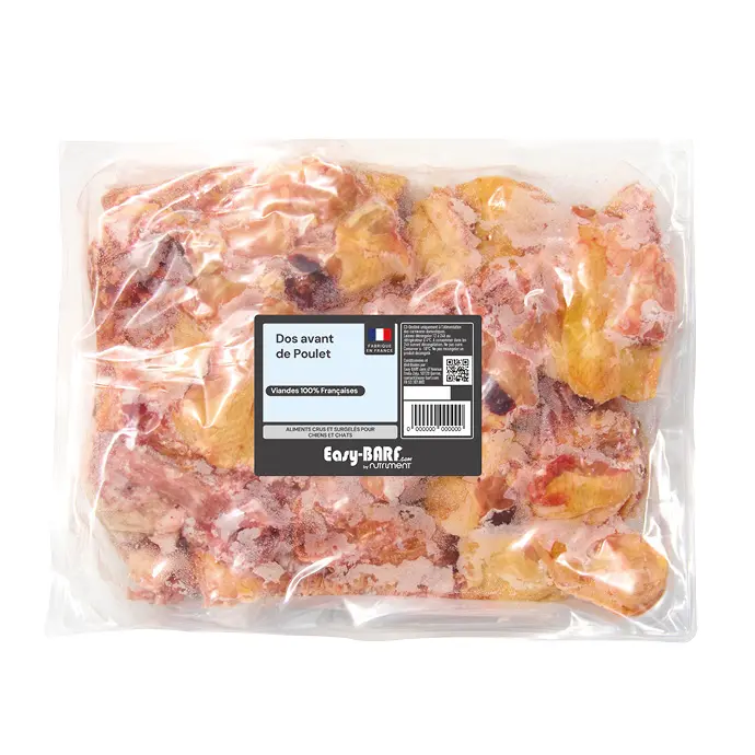 Carton Dos avant de poulet 10kg