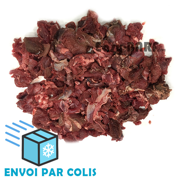 CERF viande en cubes 3kg