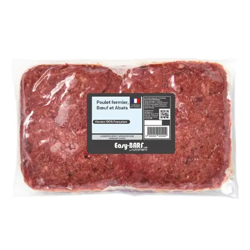 [C040] Poulet fermier, boeuf, abats 2kg