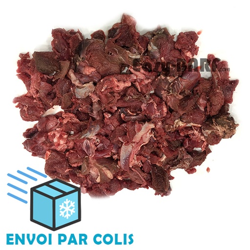 [B062] CERF viande en cubes 3kg